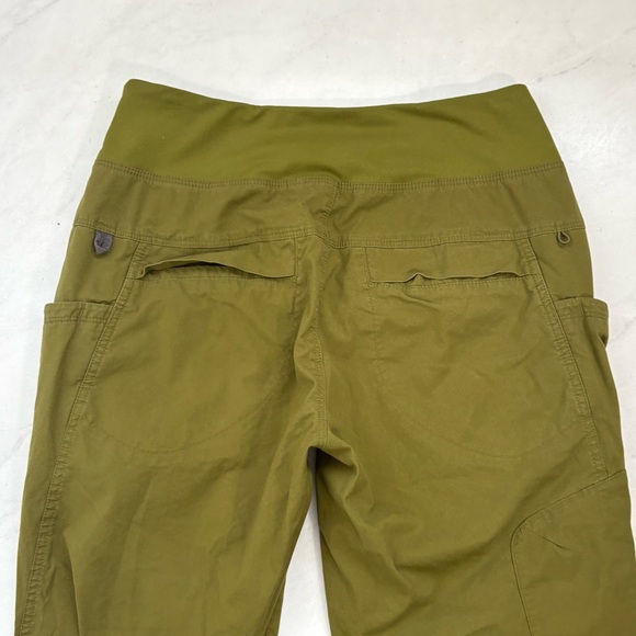 Prana Women’s Medium Green Kanab Pants Pull On Jogger Outdoor Travel Hiking - Picture 4 of 7